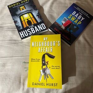 Daniel Hurst Book Trio with Vibrant Covers